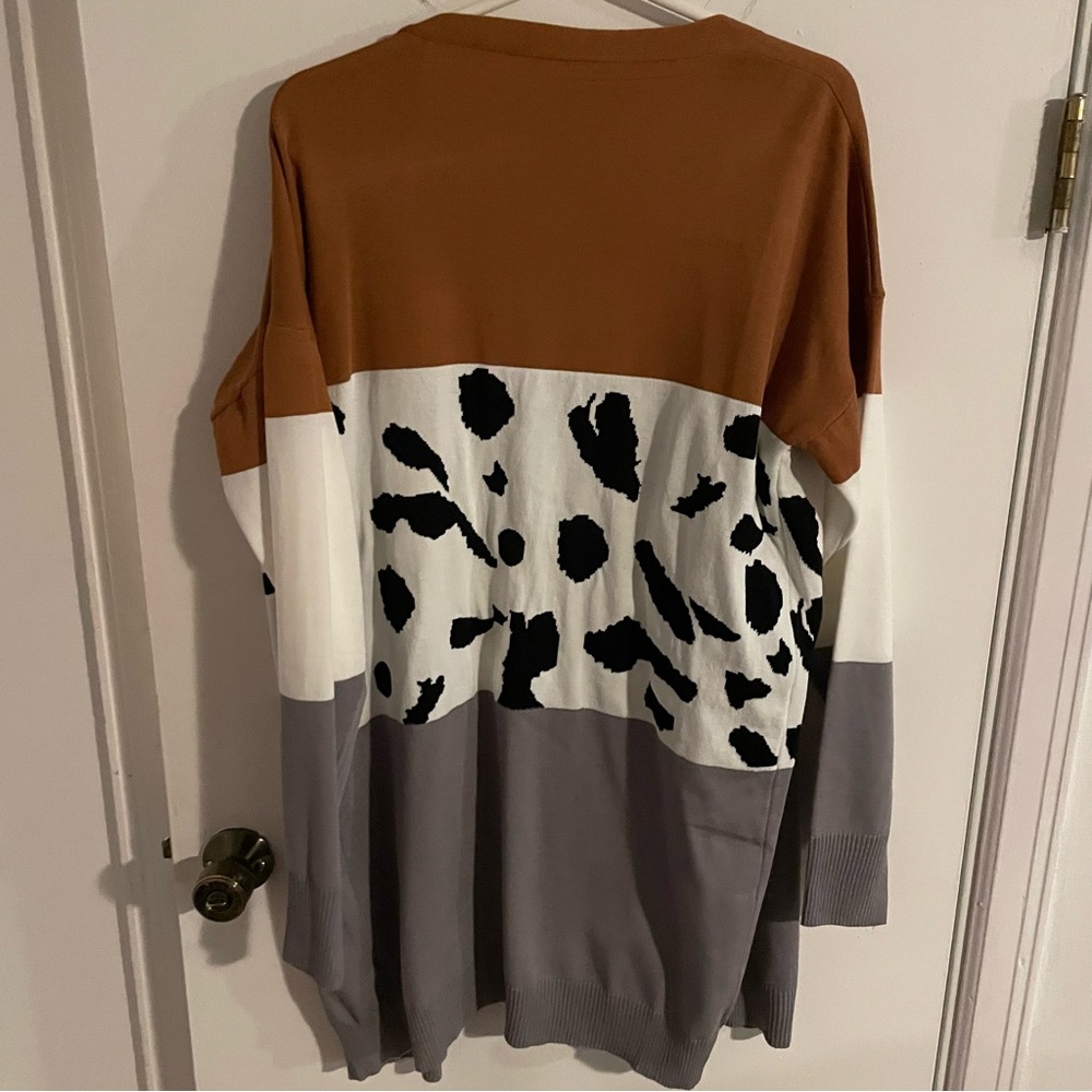 Color Block Cardigan - Picture 4 of 4